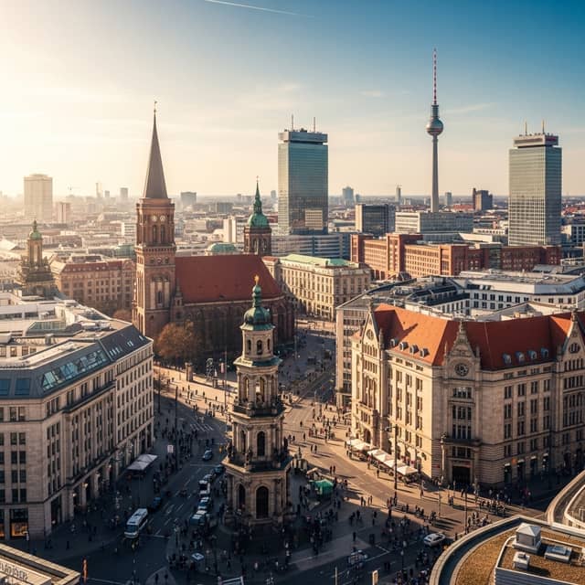 Vibrant European city